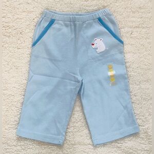 Gymboree JUNGLE PARADE Rhino cotton Blue Pants 12-18 Months NWT HTF Vintage Boy